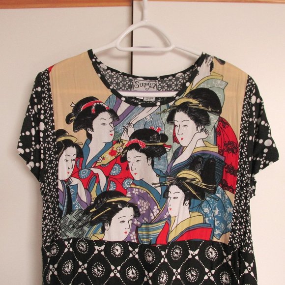 Surya Geisha Design Rayon Dress & Jacket Fits Med - Picture 5 of 16